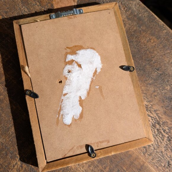 Framed Vintage 1920s Card Seed Co. Packets Set of 3 Burlap Mat Heirloom Cabbages - Picture 7 of 7